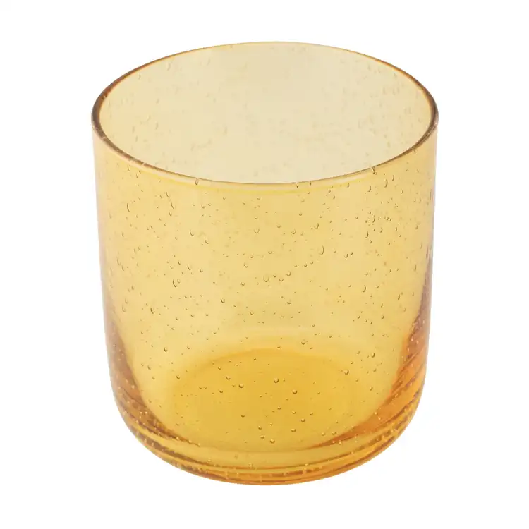 Yellow Bubble Tumbler Jar Top View