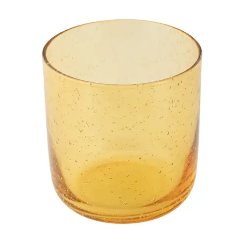Yellow Bubble Tumbler Jar Top View