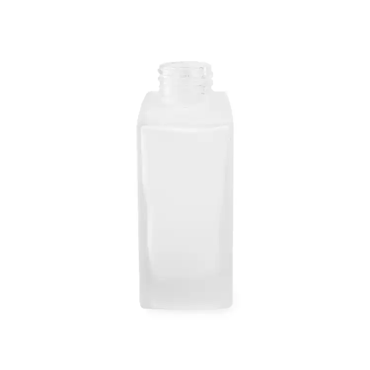 Frosted Square Reed Diffuser Bottle Side View