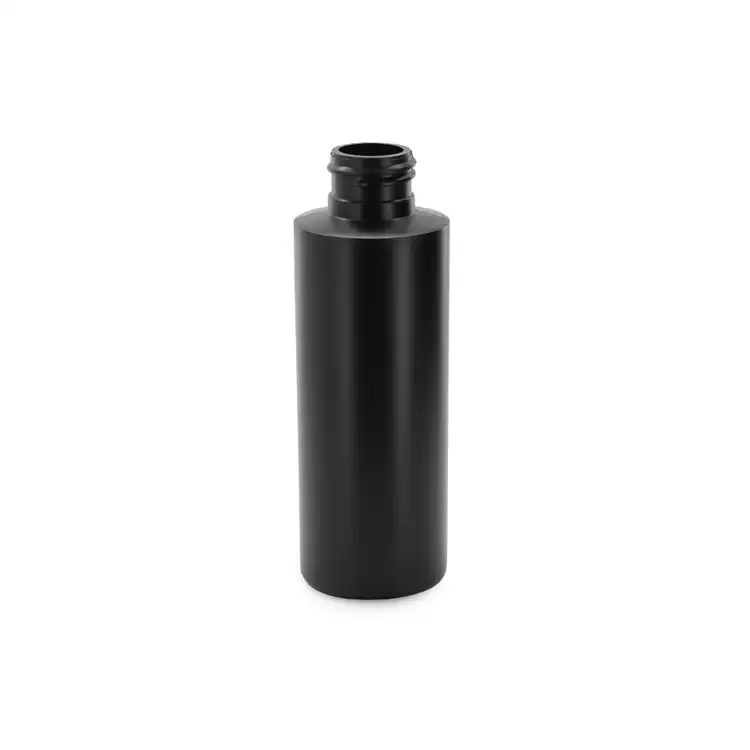 Matte Black 4 oz. HDPE Bottle