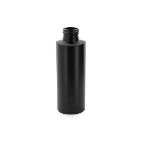 Matte Black 4 oz. HDPE Bottle