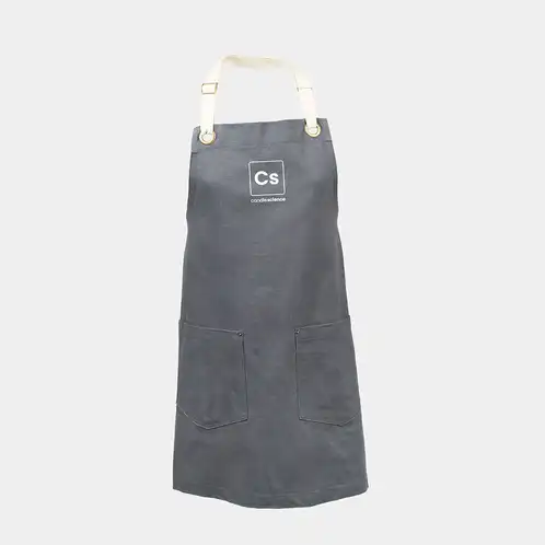 Canvas CandleScience Full Length Apron on a white background