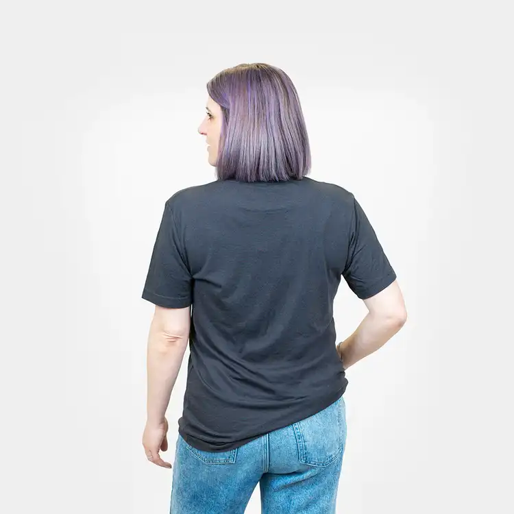 Dark Grey CandleScience T-Shirt back view