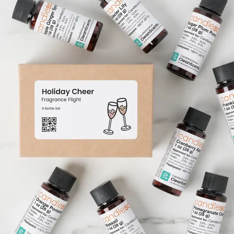 Holiday Cheer Fragrance Flight Box and 1 oz Fragrance Oils
