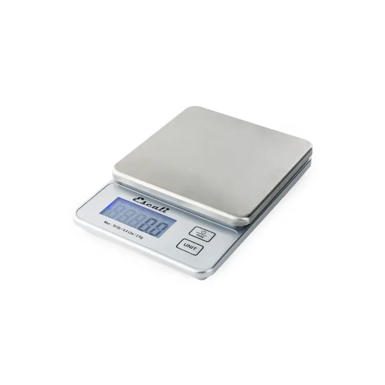 Small Stainless Steel Scale Angled View