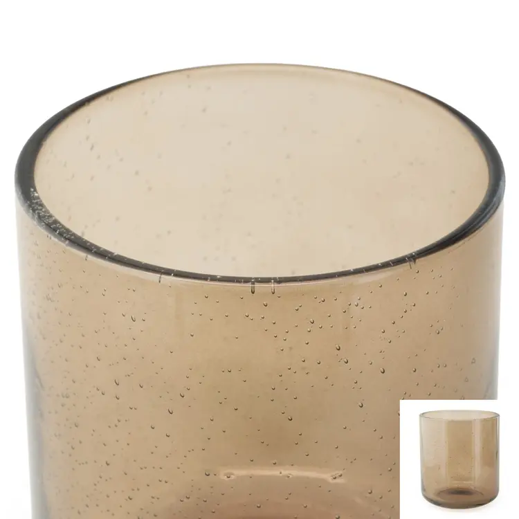 Sand Bubble Tumbler Jar Close Up Top View