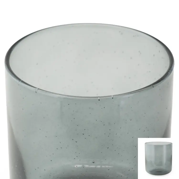 Stone Bubble Tumbler Jar Close Up Top View