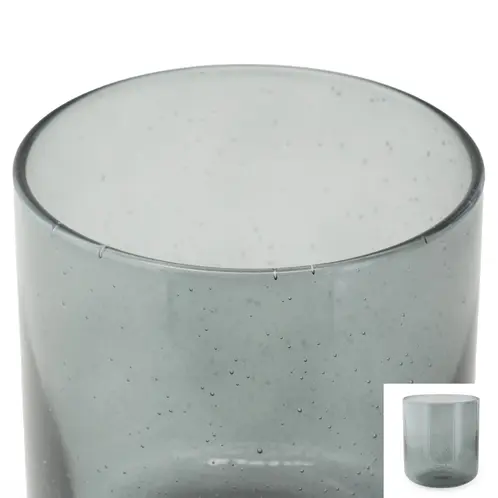 Stone Bubble Tumbler Jar Close Up Top View