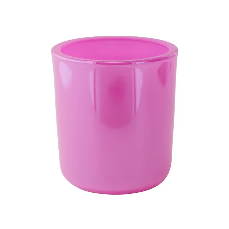 Mini Bubblegum Luster Sonoma Tumbler Jar Side View