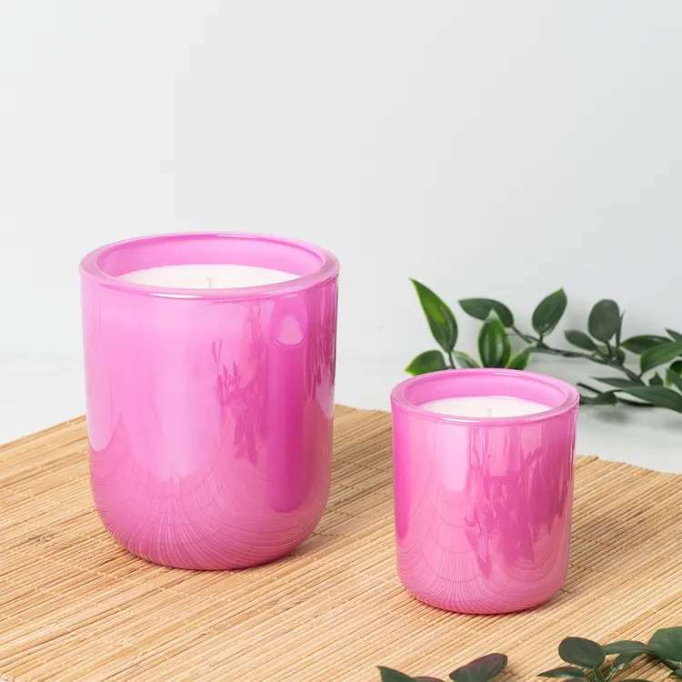 Bubblegum Luster Sonoma Tumbler Jar candle with Mini Bubblegum Luster Sonoma Tumbler Jar candle