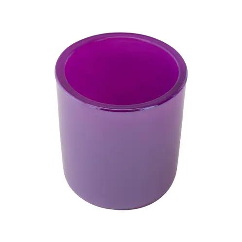 Mini Electric Violet Luster Sonoma Tumbler Jar Angled Top View