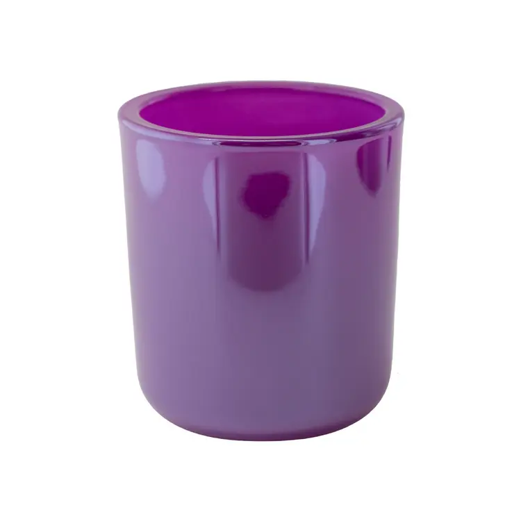 Mini Electric Violet Luster Sonoma Tumbler Jar Side View