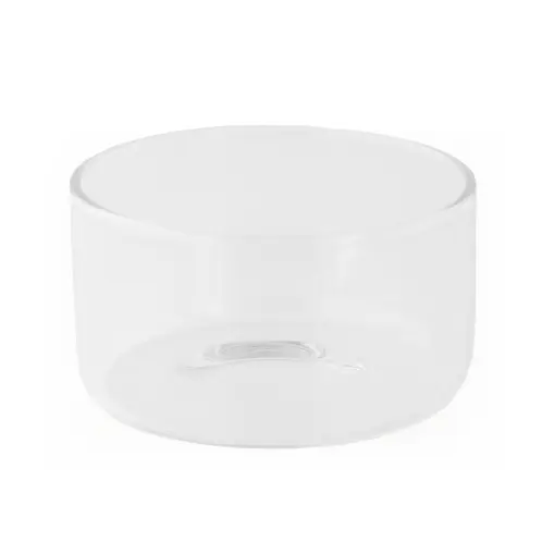 Clear Calista Tumbler Jar on a white background