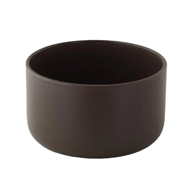 Matte Mocha Calista Tumbler Jar on a white background