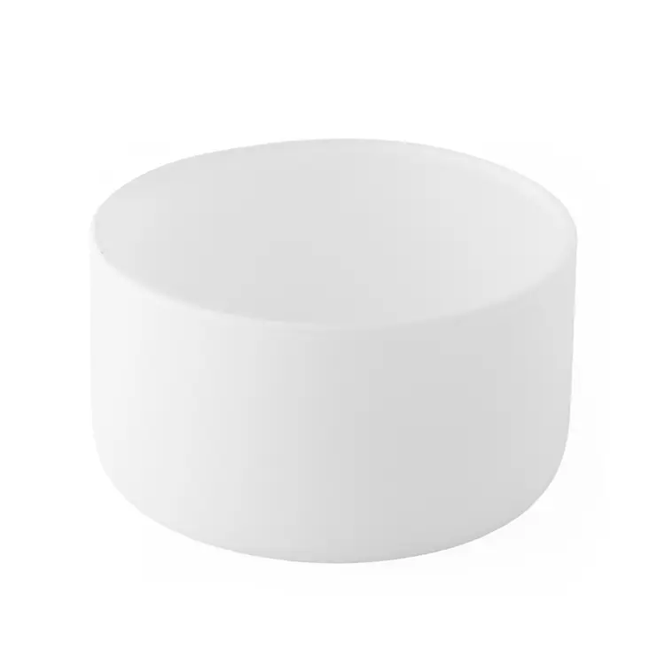 Matte White Calista Tumbler Jar on a white background