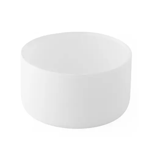 Matte White Calista Tumbler Jar on a white background
