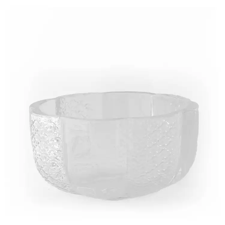 Heirloom Glass Pumpkin Jar without a lid on a white background