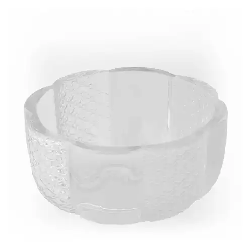 Heirloom Glass Pumpkin Jar without a lid on a white background