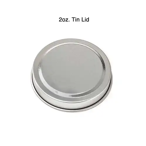 2 oz. Candle Tin Lid with measurements