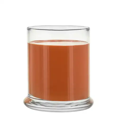 12 oz. Glass Status Jar with candle wax inside