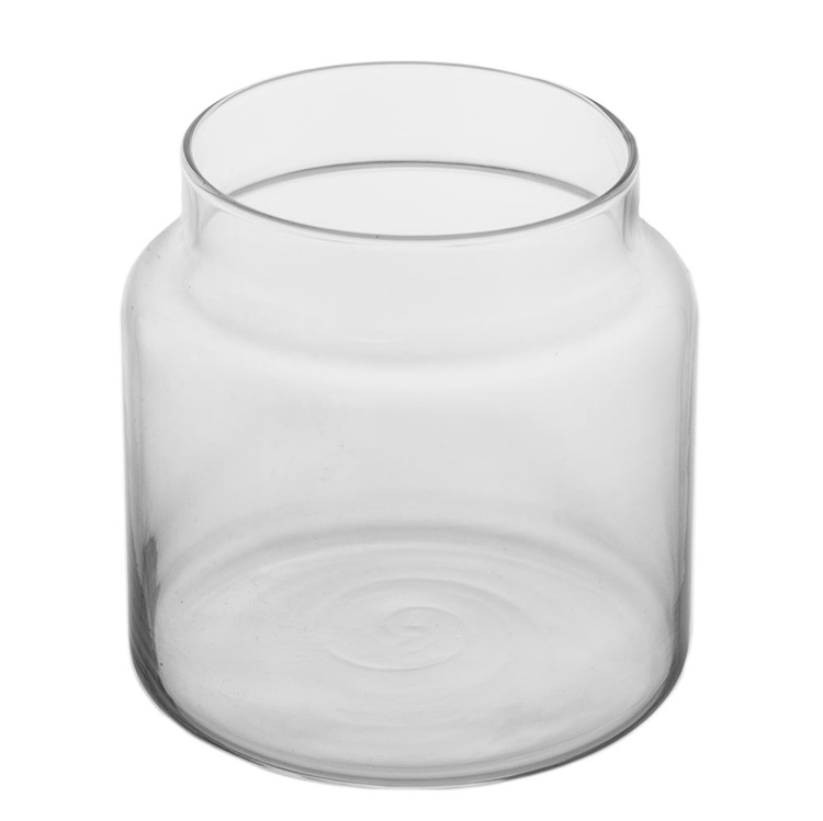 Top angle view of the 16 oz. apothecary jar