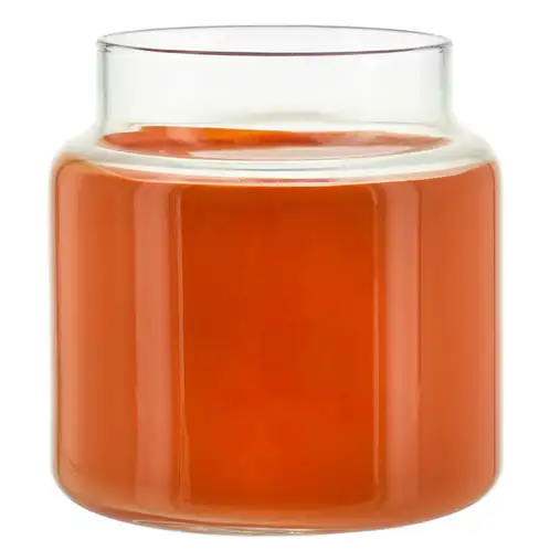 16 oz. apothecary jar filled with candle wax