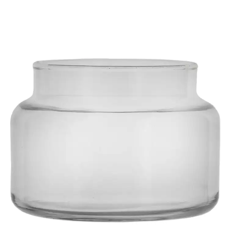 16oz matte white gray empty glass candle jars with wooden lids and logo