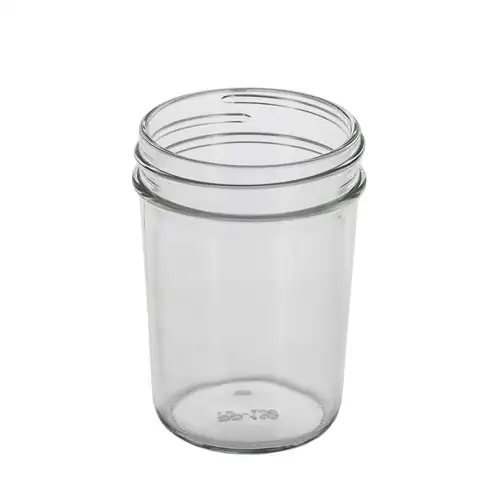 Top View of the threading on the jelly jar