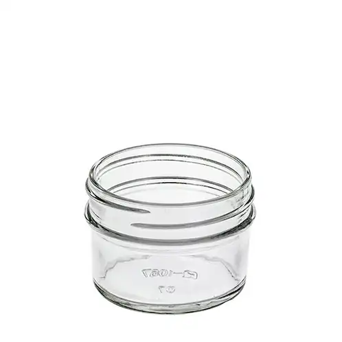 Inside of the 4 oz. jelly jar