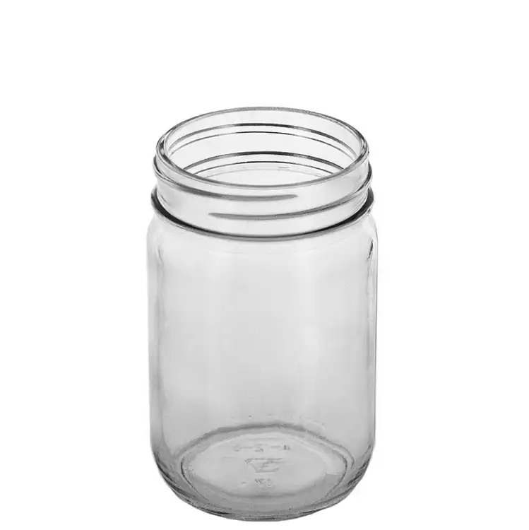 Top view of the 12 oz. Glass Canning Jar 