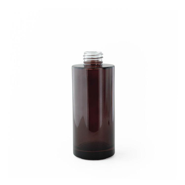 6.5 oz. Amber Round Glass Bottle