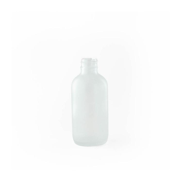 4 oz. Frosted Round Glass Perfume Bottle