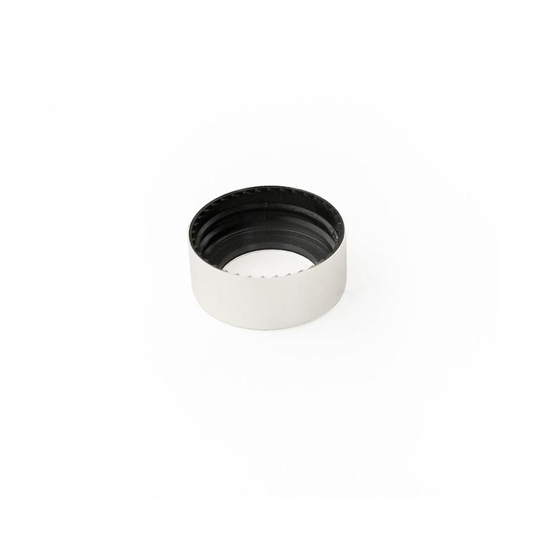 Silver Gatsby Reed Diffuser Bottle Collar on a white background