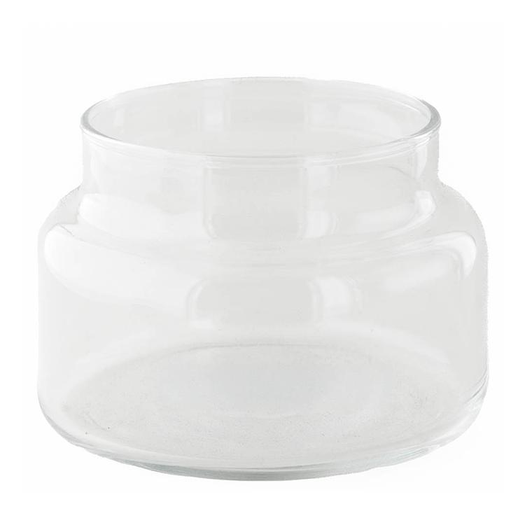 8 oz. Apothecary Jar on white background angled from top down