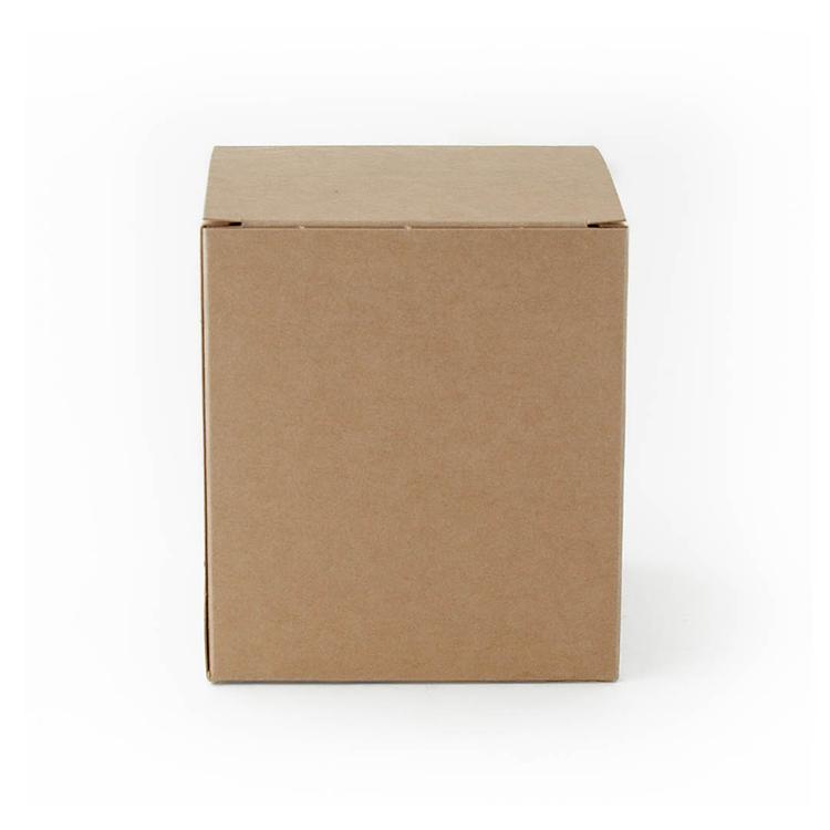 Front facing image of Kraft Retail Candle Tumbler Box on a white background